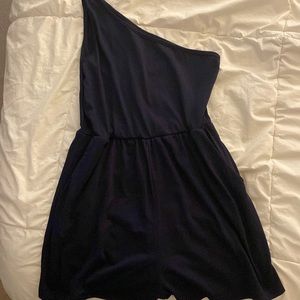 Navy Romper